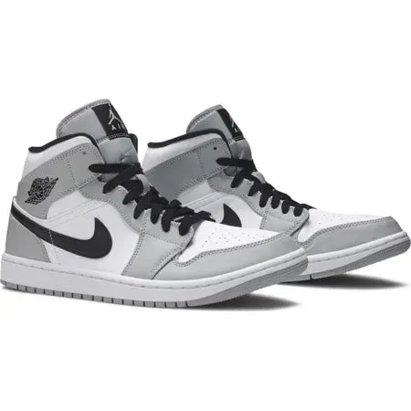 Air Jordan 1 Mid 'Light Smoke Grey' Sale