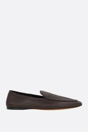 Awar Grainy Leather Loafers