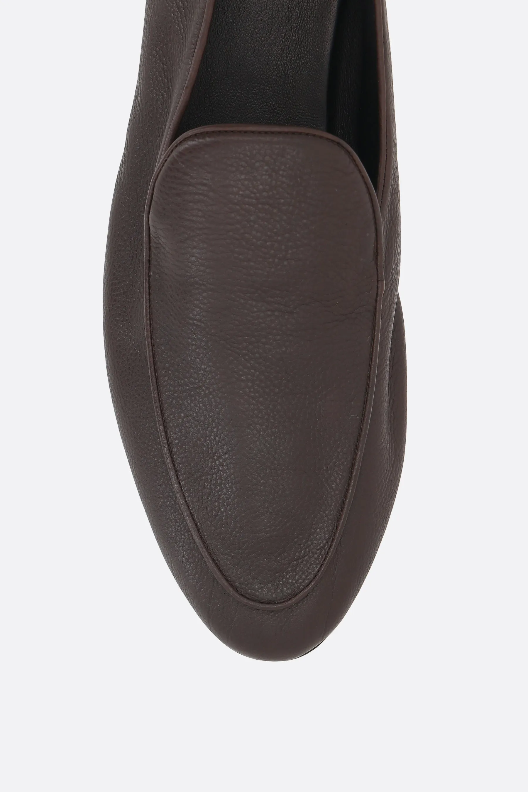 Awar Grainy Leather Loafers