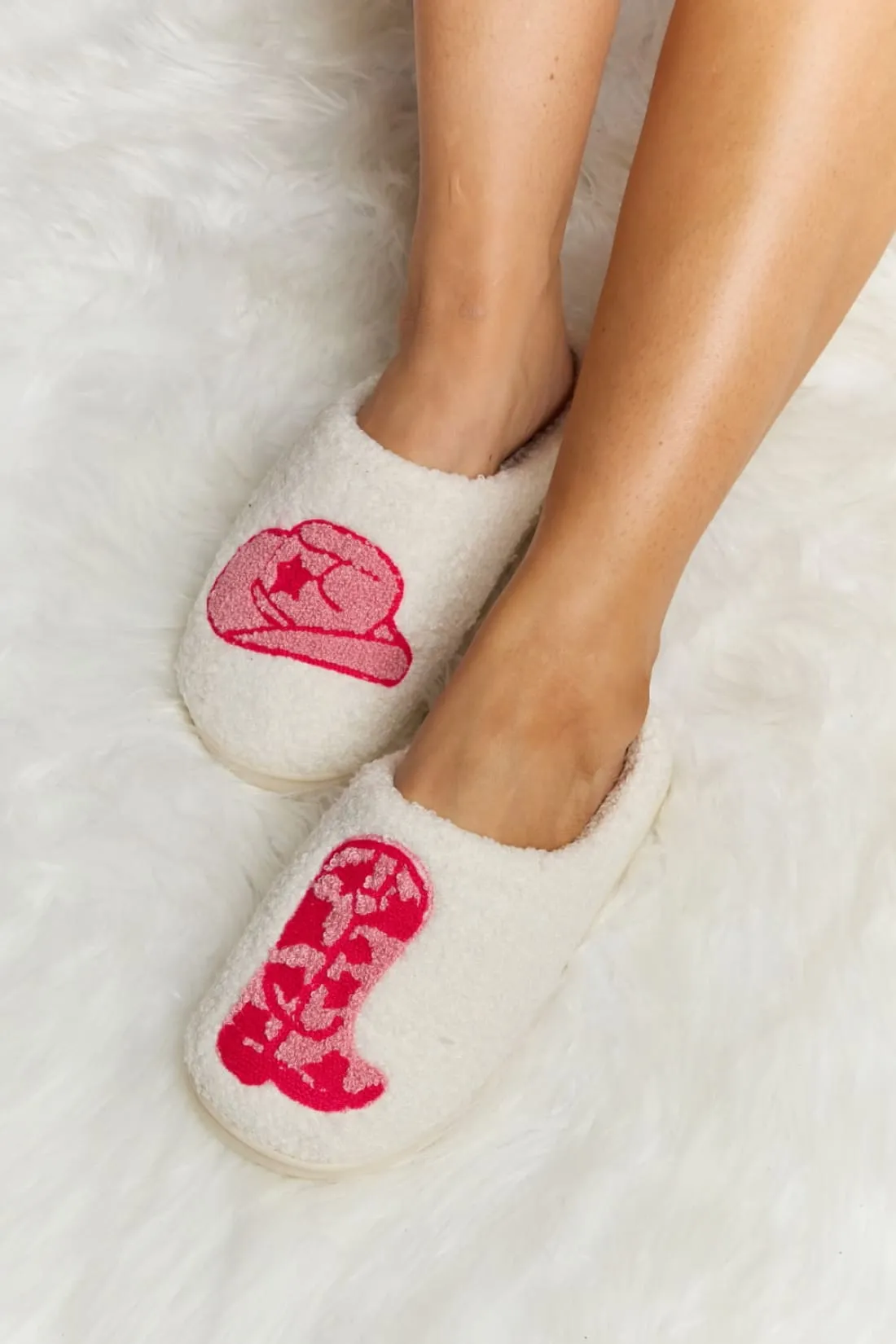 Bella Plush Slide Slippers