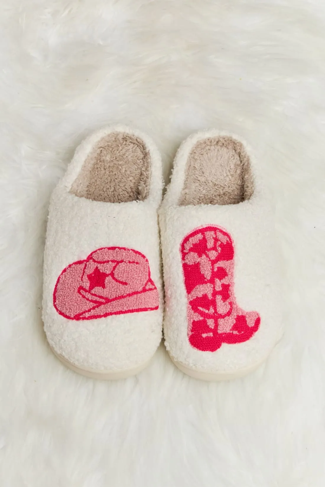 Bella Plush Slide Slippers