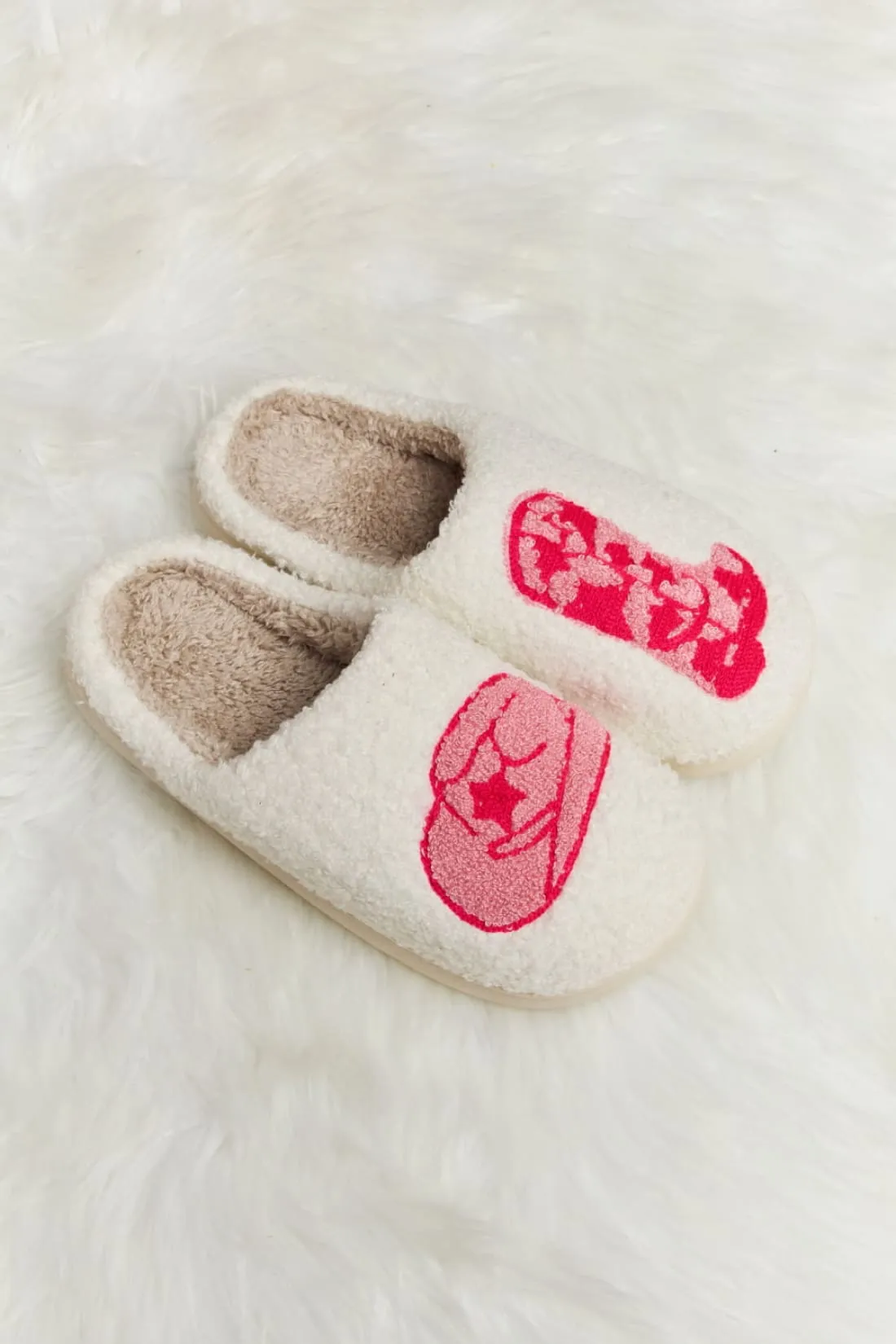 Bella Plush Slide Slippers