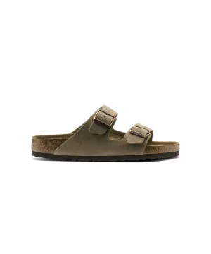 BIRKENSTOCK ARIZONA SOFT BEDDING IN TAUPE