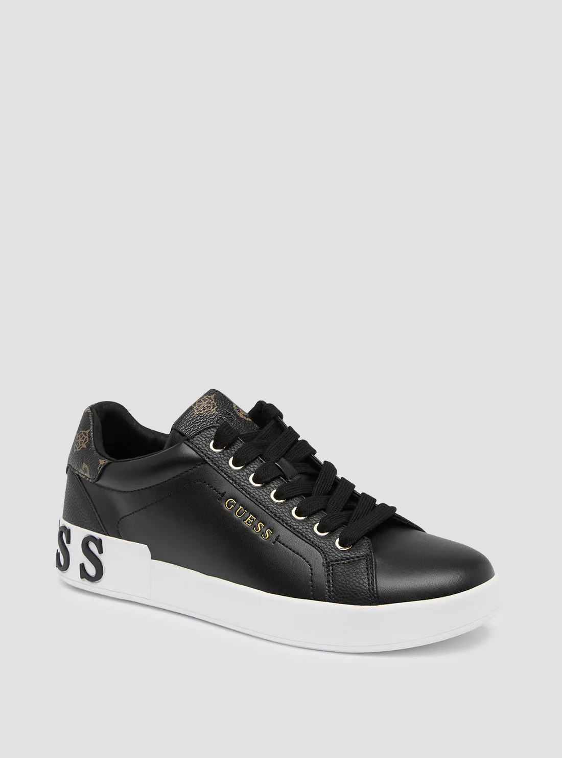 Black Corlan Logo Sneakers