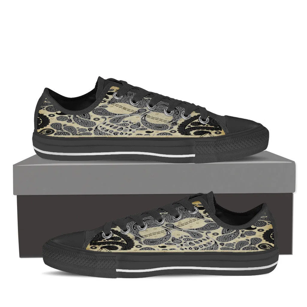 Black Skull Sneakers