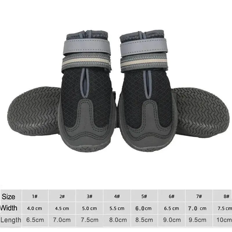 Breathable Dog Shoes Set for Large Dogs