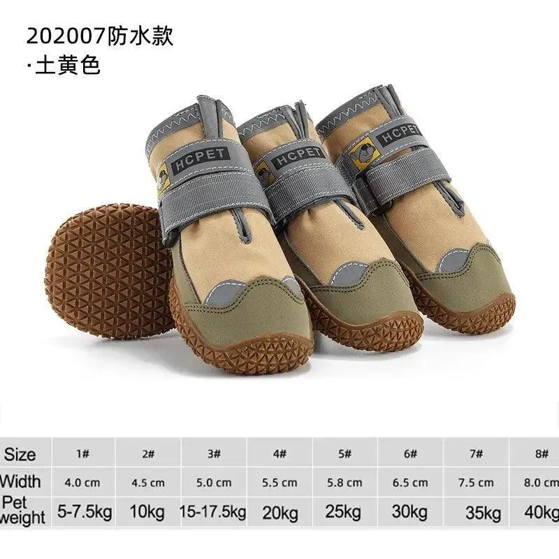 Breathable Dog Shoes Set for Large Dogs