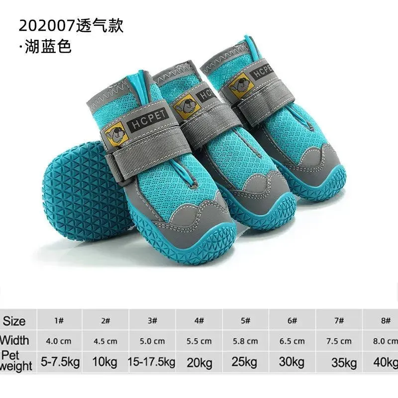 Breathable Dog Shoes Set for Large Dogs