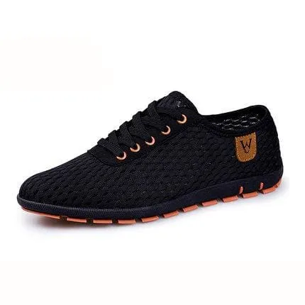 Breathable Men Casual Fashion Low Lace-up Canvas Shoes