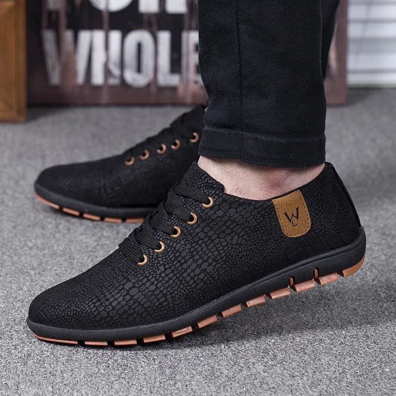 Breathable Men Casual Fashion Low Lace-up Canvas Shoes