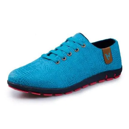 Breathable Men Casual Fashion Low Lace-up Canvas Shoes