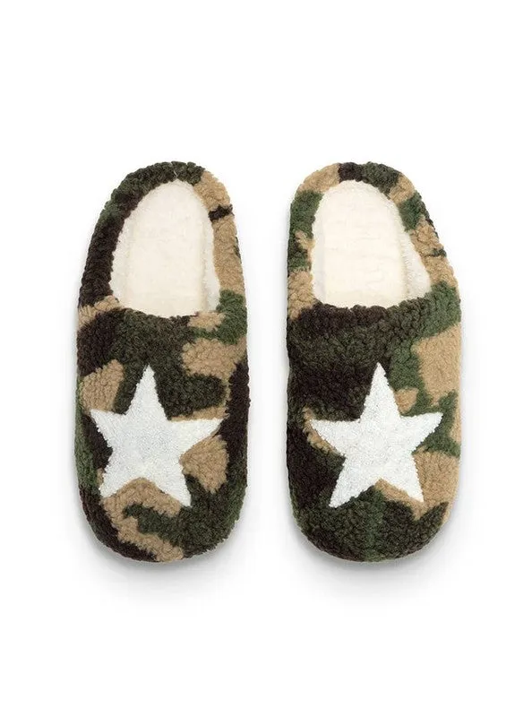 Camo Star Slippers 🌟