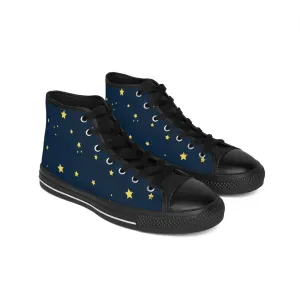 Celestial Starry Sky Men's Classic Sneakers