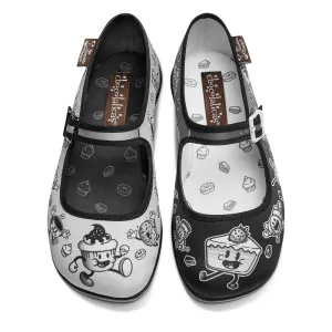 Chocolaticas® CARTOON  Women's Mary Jane Flat