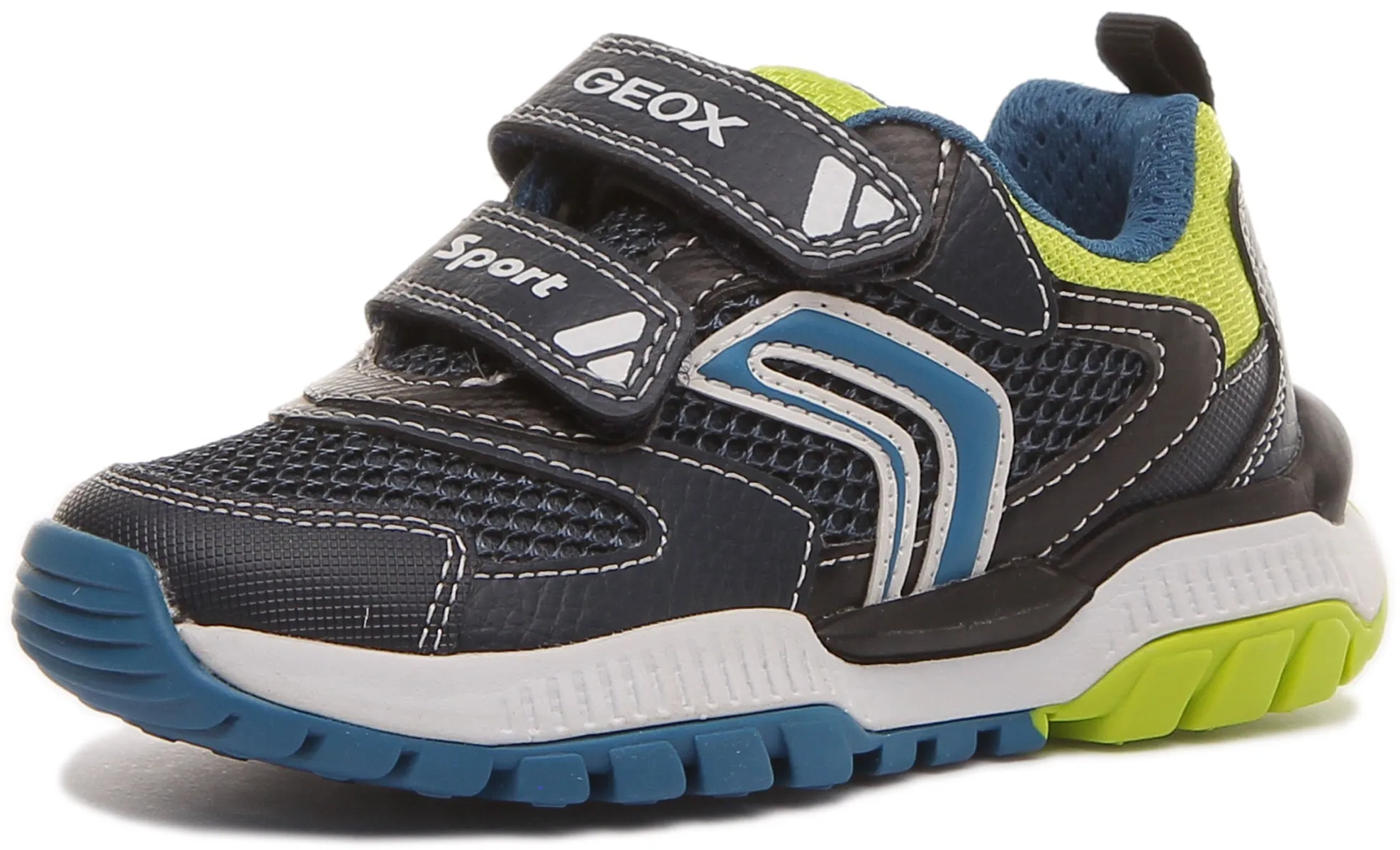 Geox J Tuono B.D In Blue Yellow For Kids