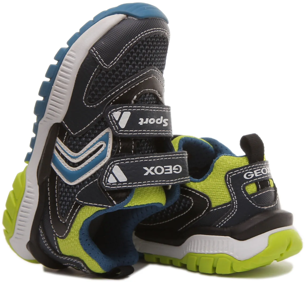 Geox J Tuono B.D In Blue Yellow For Kids