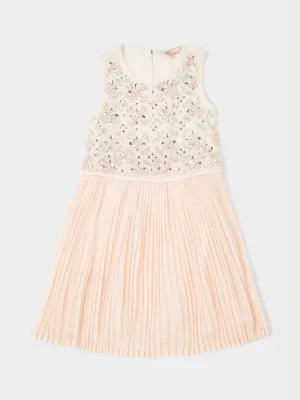 GWD Lexy Soft Pink Sleeveless Embellished Dress