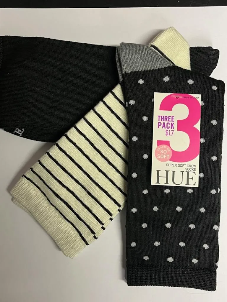 Hue Super Soft Crew 3 Pair Pack