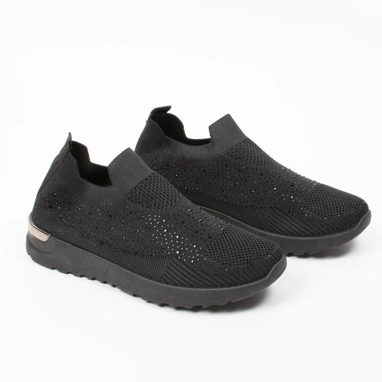 Lily Sparkle Trainer | Black