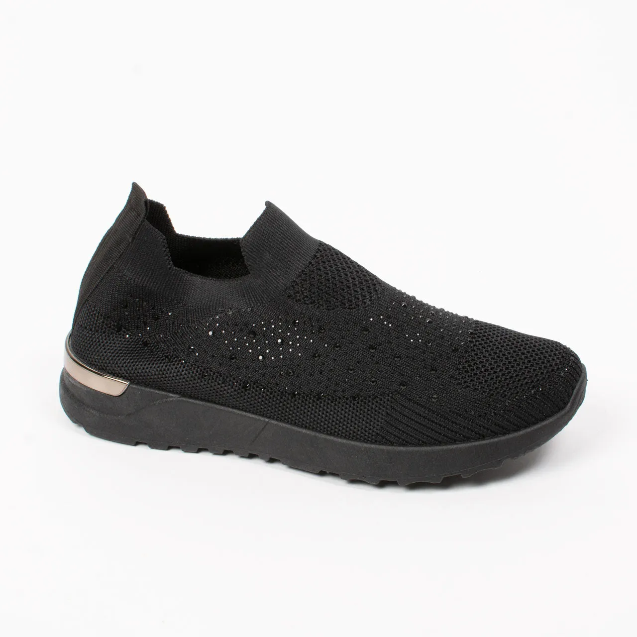 Lily Sparkle Trainer | Black