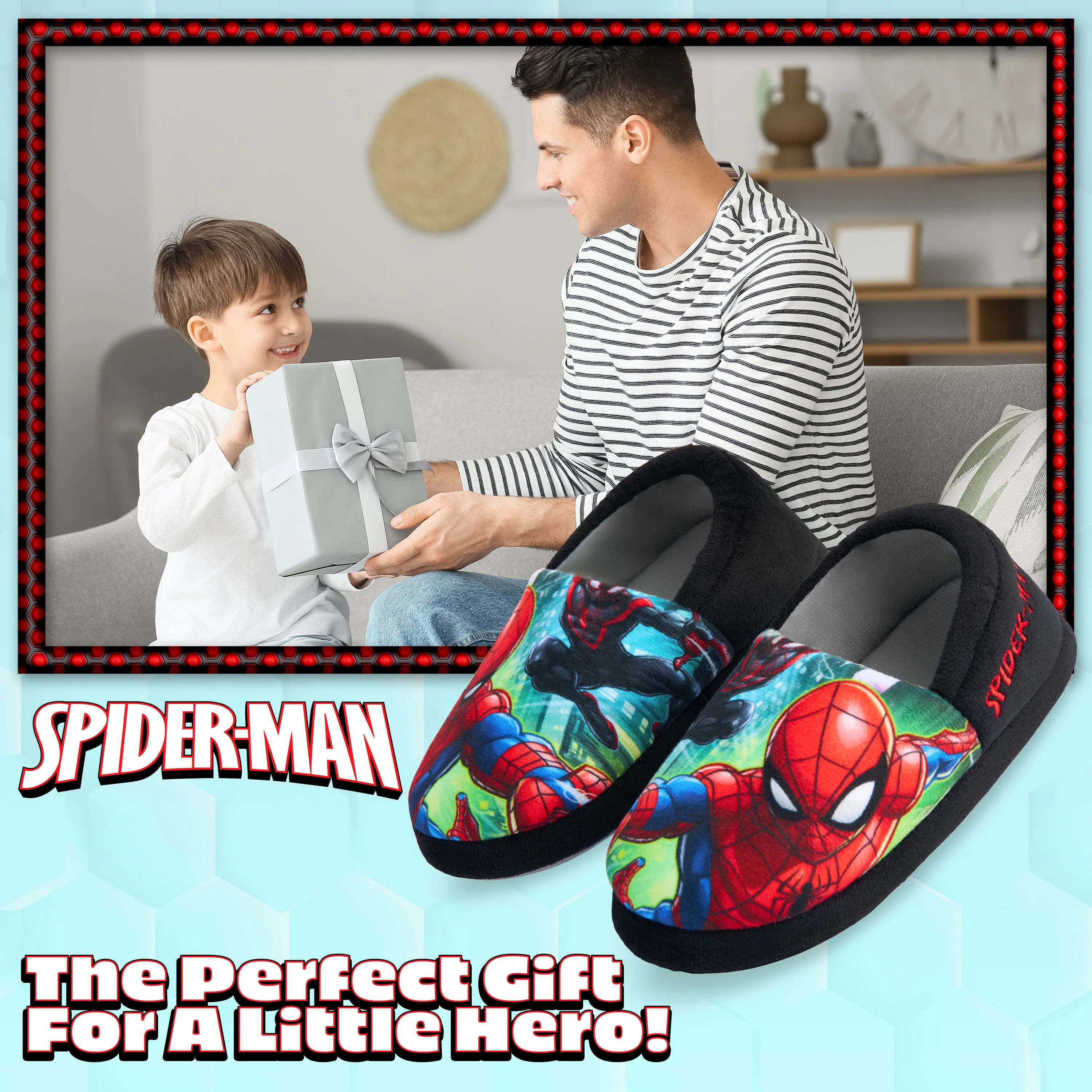 Marvel Spiderman Boys Slippers - Avengers Slippers for Boys