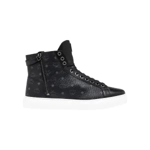 MCM Mens Classic High-Top Sneakers in Visetos