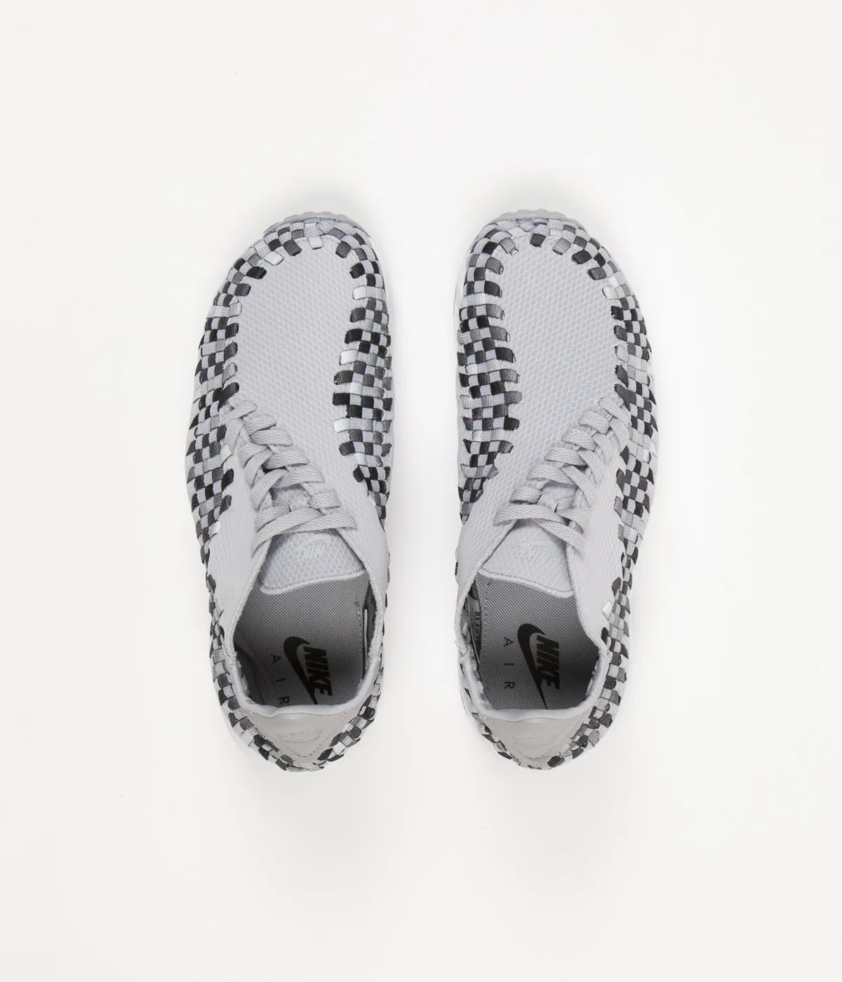 Nike Air Footscape Woven NM Shoes - Wolf Grey / Black - Dark Grey - White