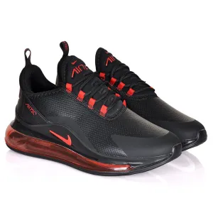 NK Max 720 Breathable Sneakers- Black Red