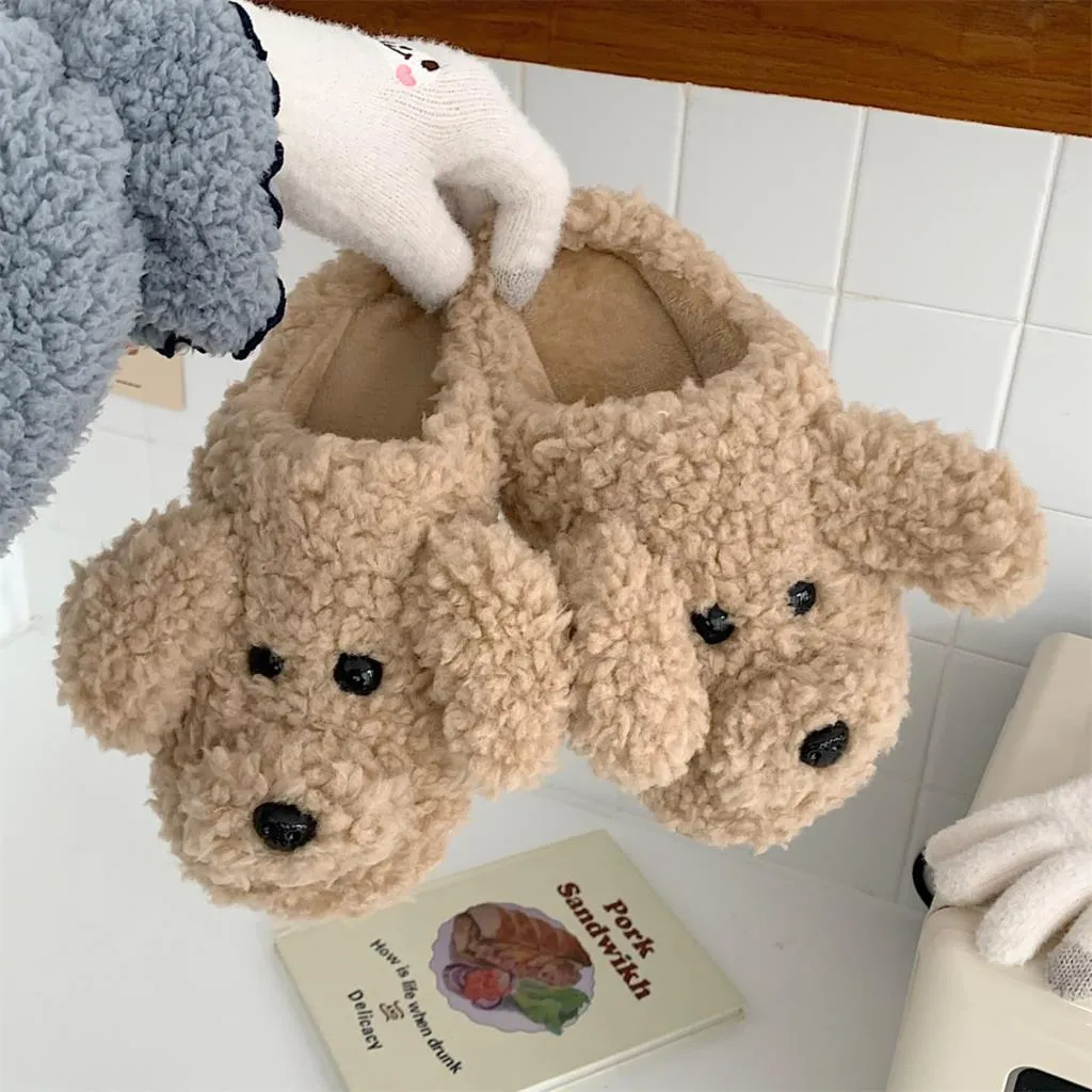 Pat and Pet Emporium | Shoes | Women's Fluffy Winter Slippers