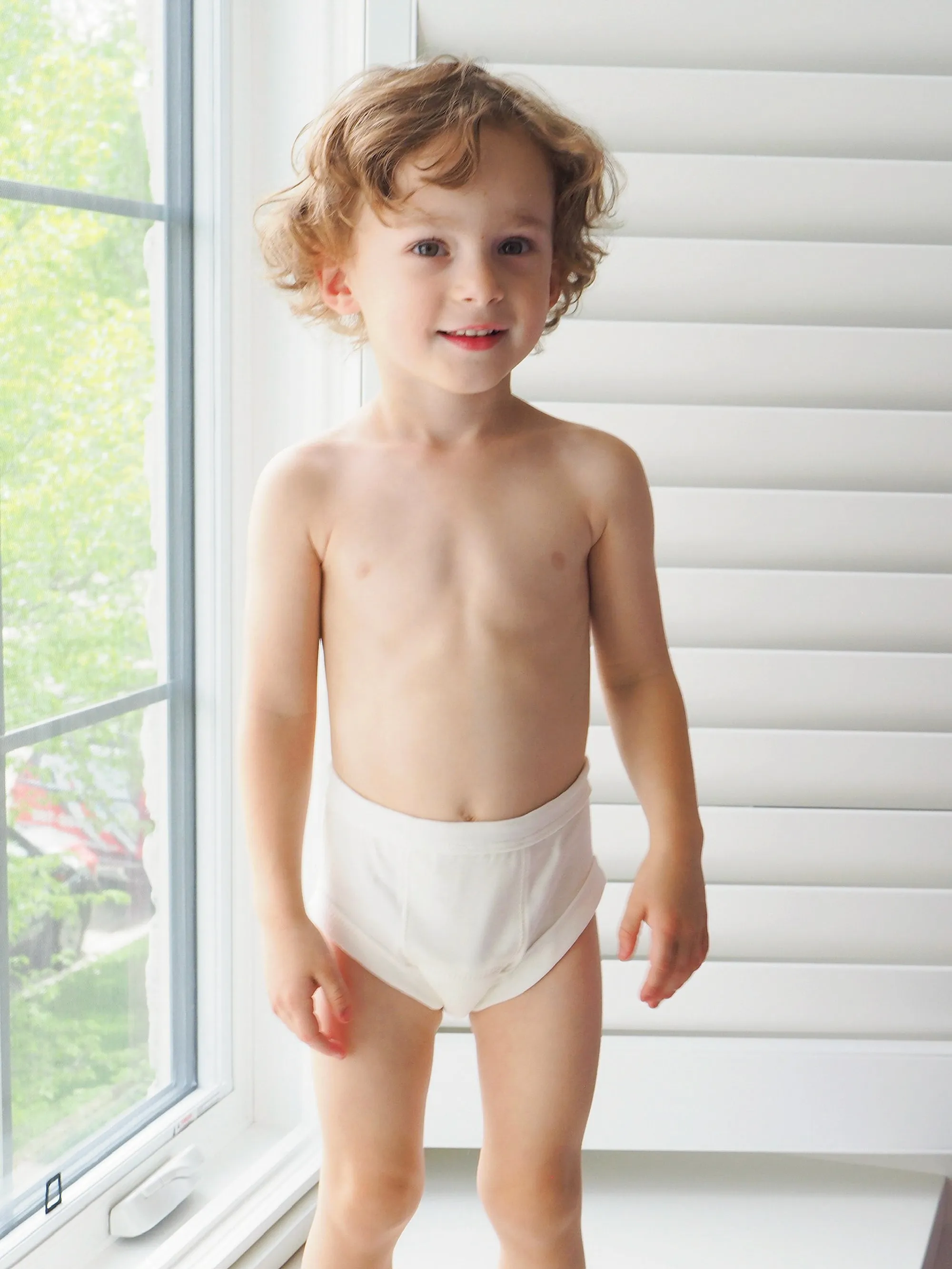 Potty Training Pants - Organic White