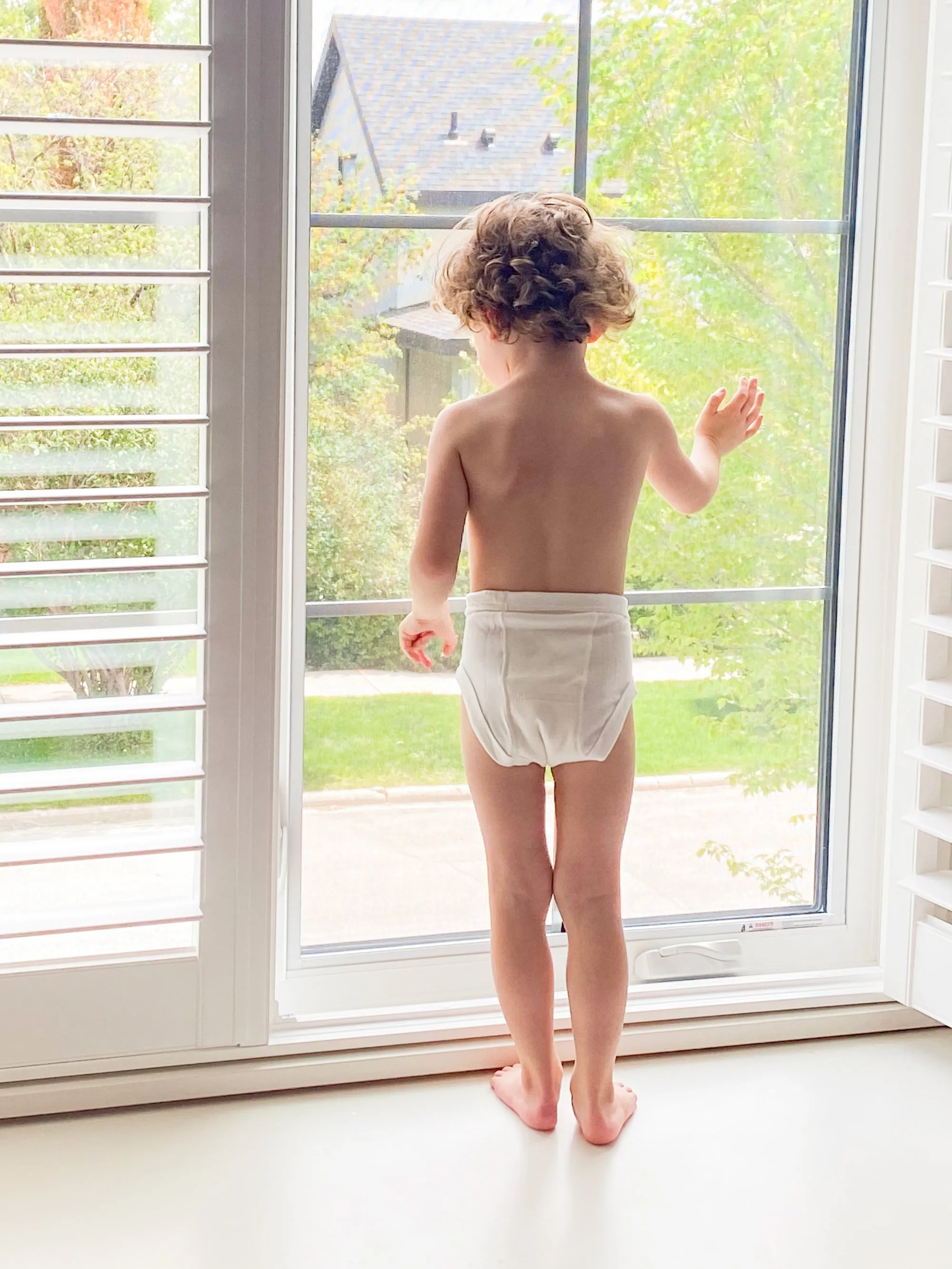 Potty Training Pants - Organic White