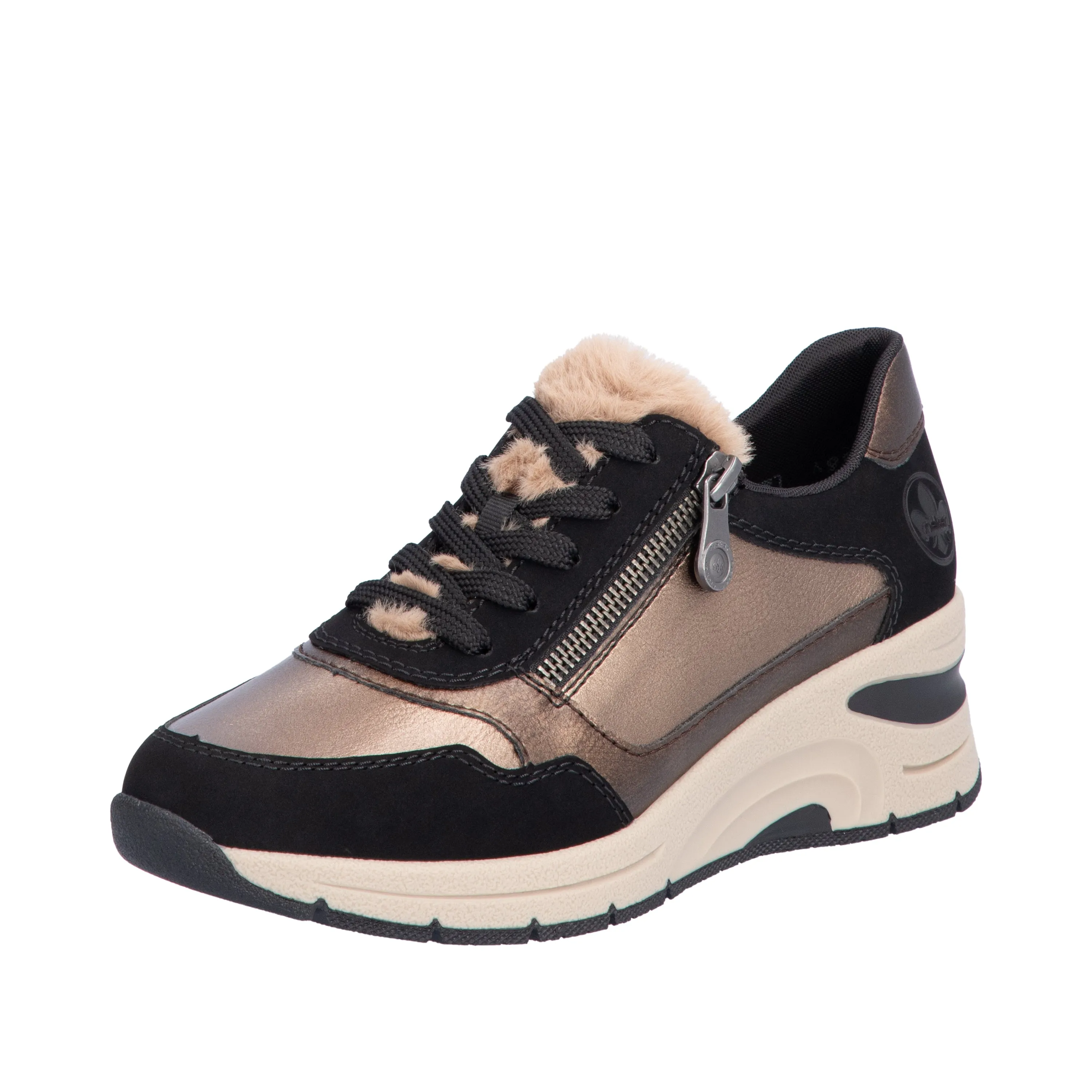 Rieker Womens Trainer N9301-90 Beige Combi