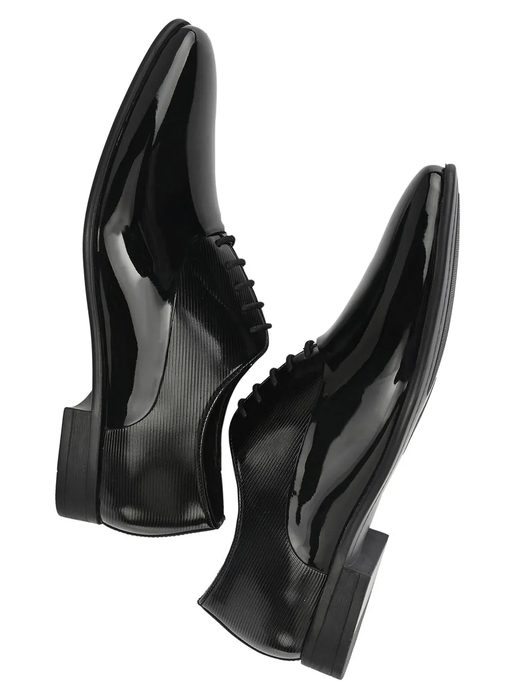 Roman Black Patent Oxfords