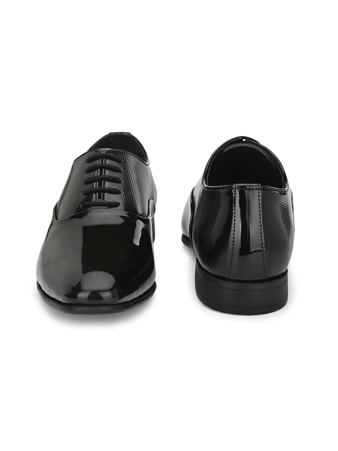 Roman Black Patent Oxfords