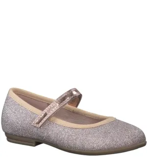 S Oliver Girls Glitter Ballet Rose Flats Shoes - 5-42401-42