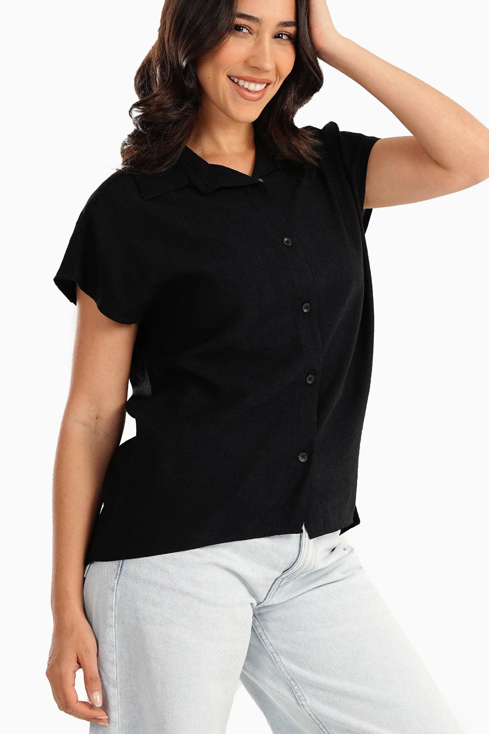 Short Sleeves Lounge Shirt