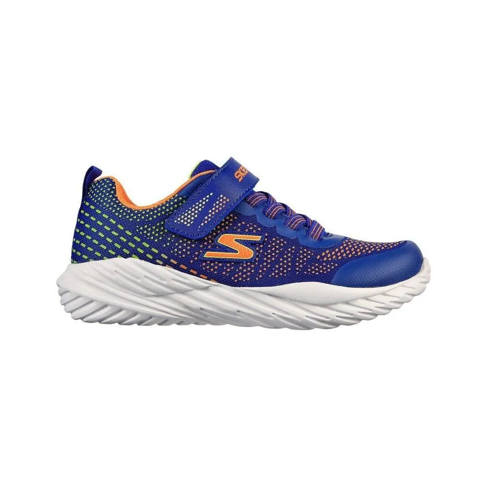 Skechers Boys Trainer Nitro Sprint Karvo Blue Orange