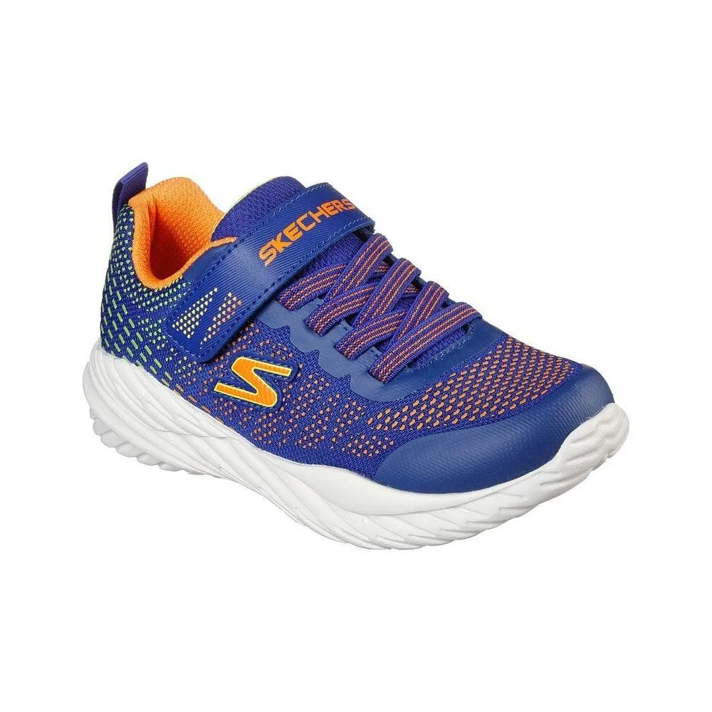 Skechers Boys Trainer Nitro Sprint Karvo Blue Orange