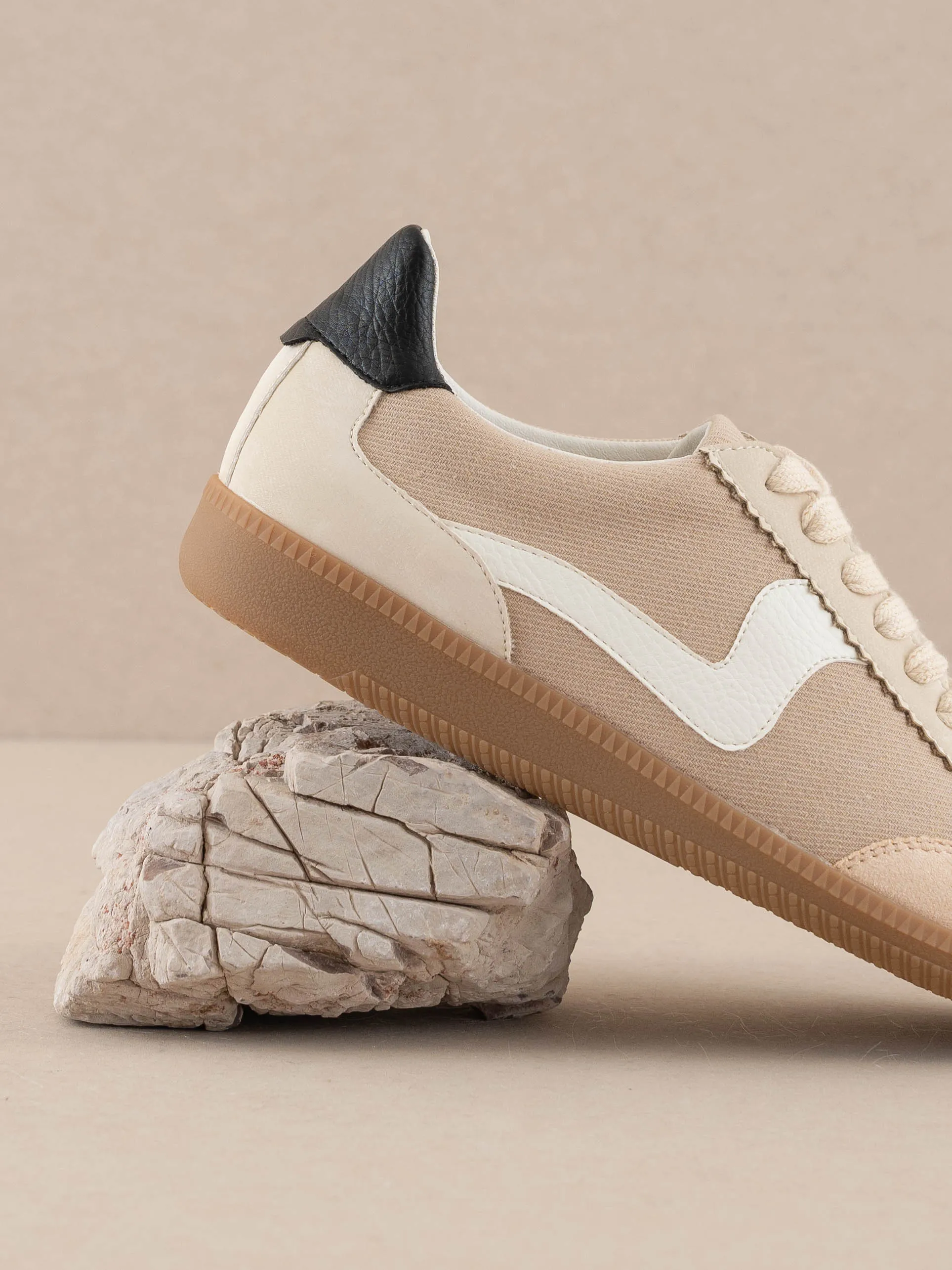 The Kyla | Almond Classic Low Top Sneakers