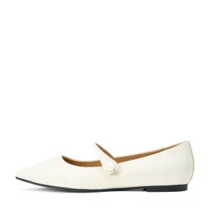 Thea Leather White