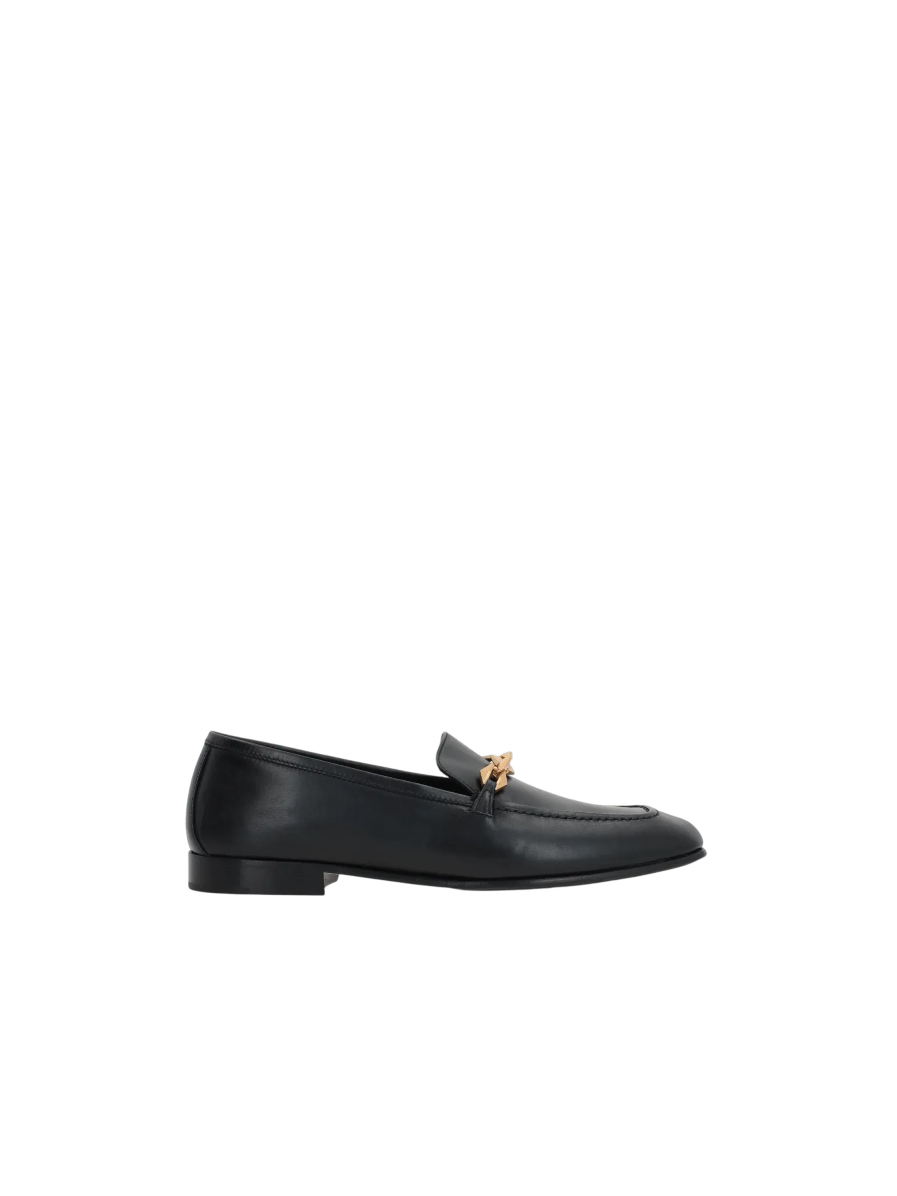 Tilda Diamond Smooth Leather Loafers