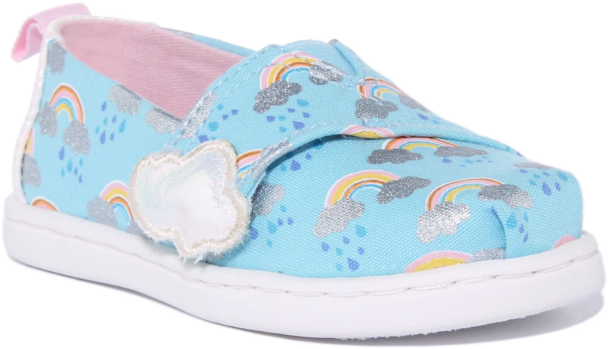 Toms Alpargata In Light Blue For Infants