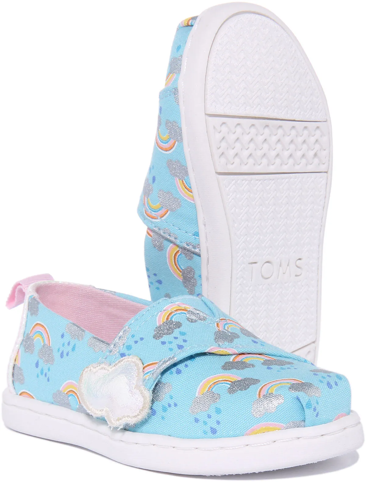 Toms Alpargata In Light Blue For Infants