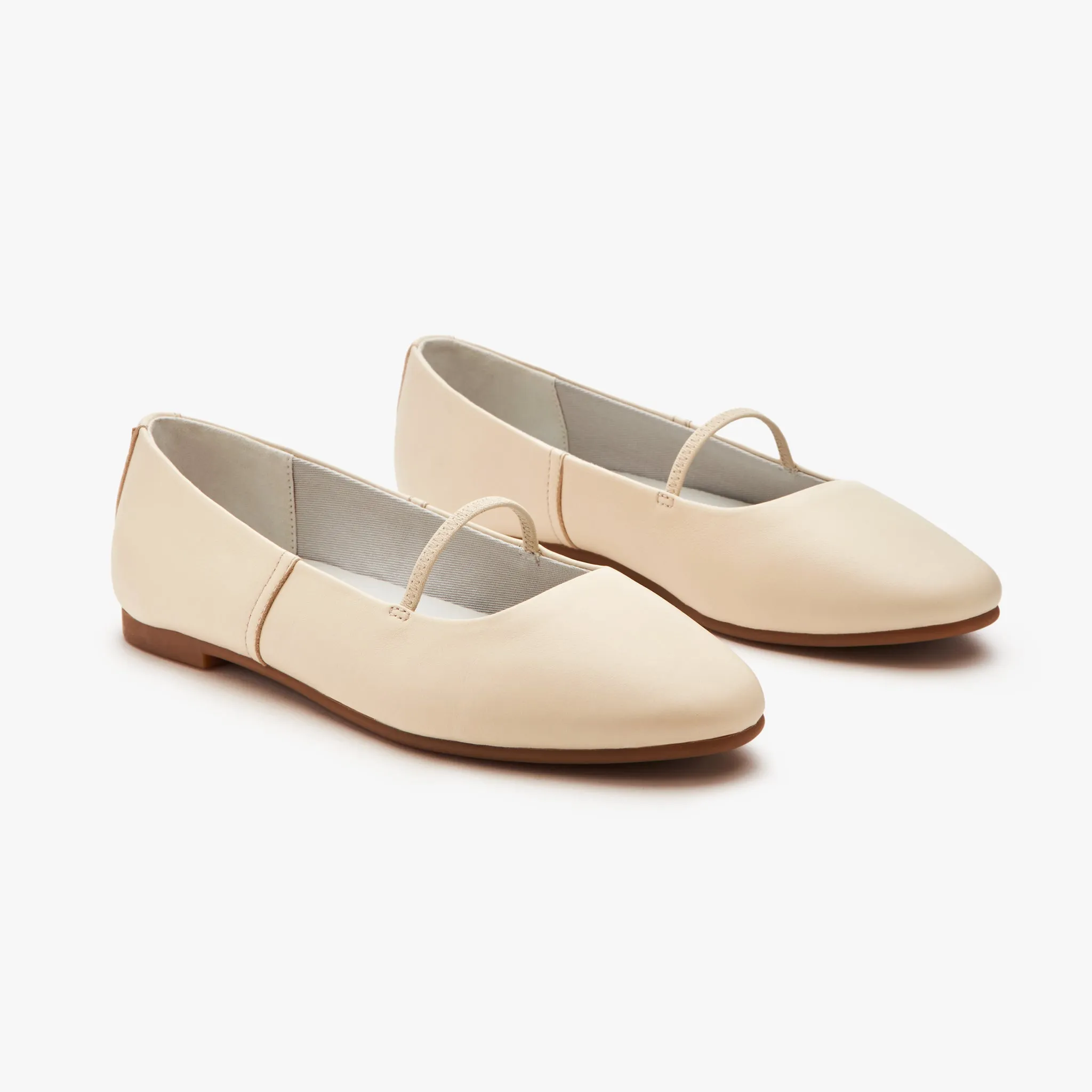 Travel Flats - Ivory